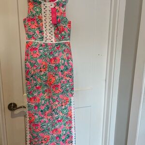 Lilly Pulitzer NEW Ashley stretch maxi dress size 00